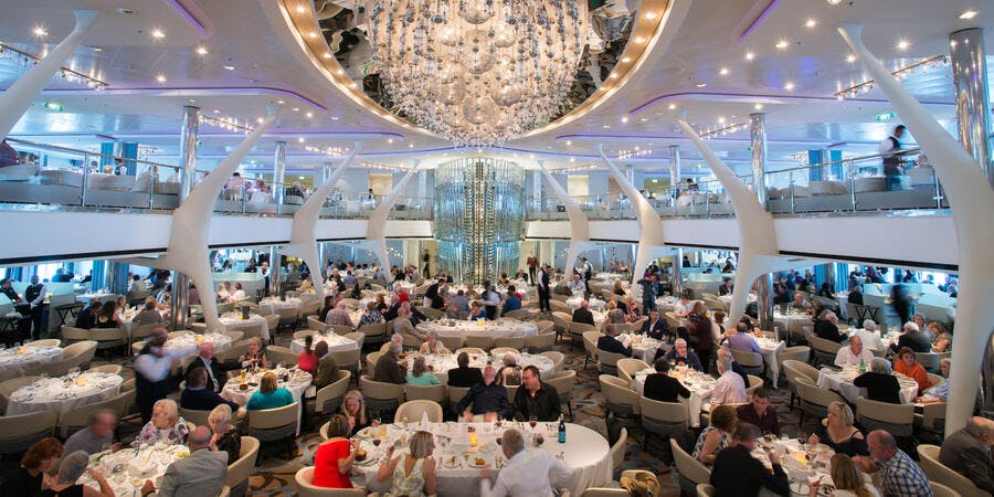 The Moonlight Sonata Dining Room on Celebrity Eclipse (Photo: Cruise Critic) The Moonlight Sonata Dining Room on Celebrity Eclipse (Photo: Cruise Critic)