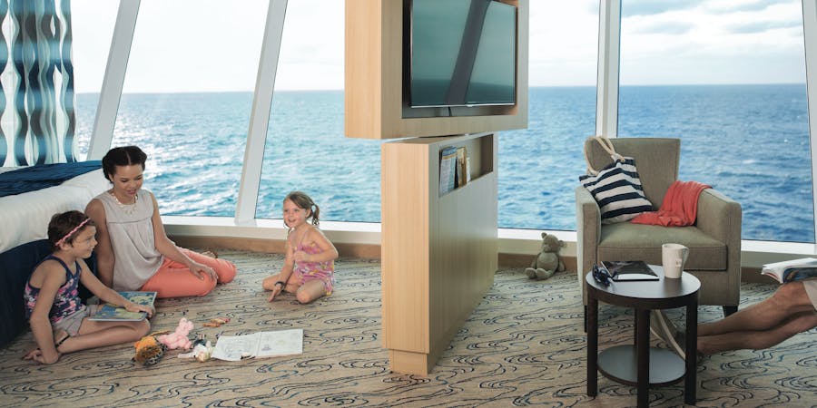 Family suite on Royal Caribbean (Photo: Royal Caribbean International) Family suite on Royal Caribbean (Photo: Royal Caribbean International)