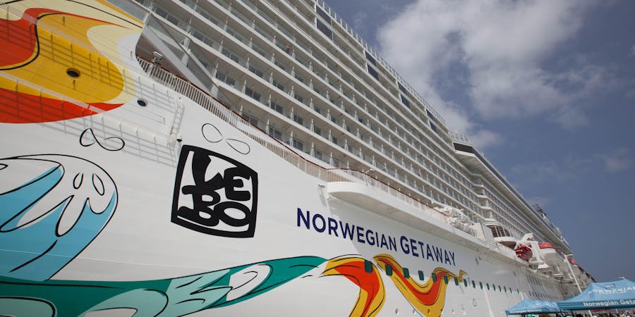 Exterior on Norwegian Getaway Exterior on Norwegian Getaway