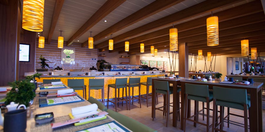 Bonsai Sushi on Carnival Breeze (Photo: Cruise Critic) Bonsai Sushi on Carnival Breeze (Photo: Cruise Critic)