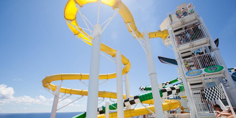 Twister Water Slide on Carnival Sunshine Twister Water Slide on Carnival Sunshine