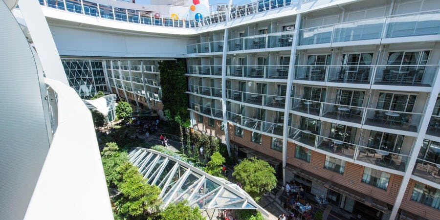 The Central Park View Cabin with Balcony on Oasis of the Seas The Central Park View Cabin with Balcony on Oasis of the Seas