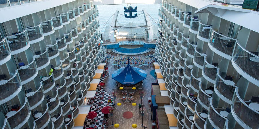 Boardwalk on Oasis of the Seas Boardwalk on Oasis of the Seas