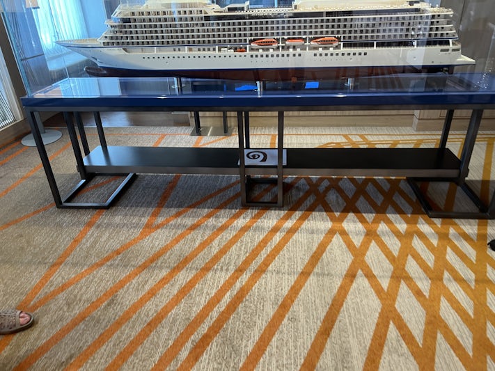 model of ship in library