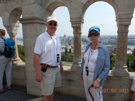 Barb & I at Castle Buda