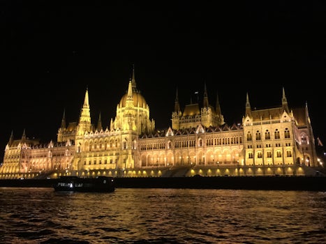 Parliament at Night, Budapest, Hungary
