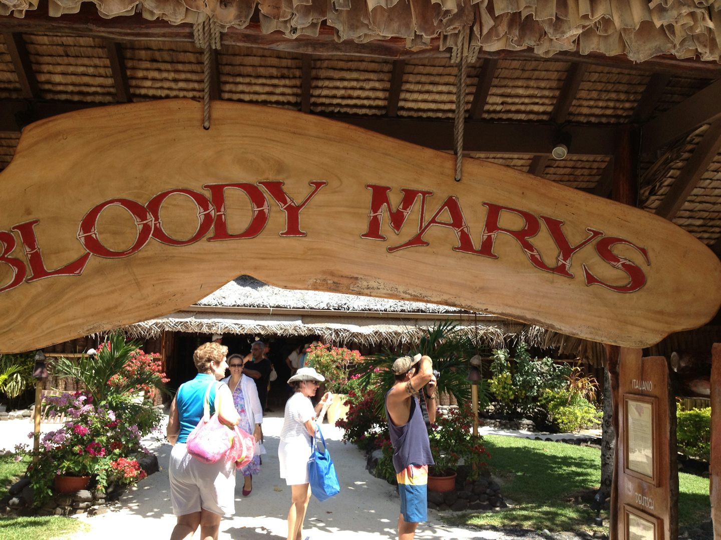 Blood Mary Bar Bora Bora