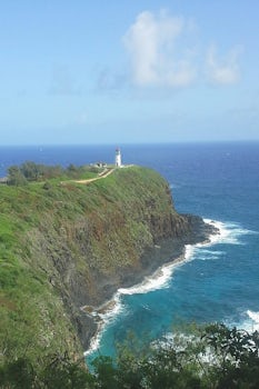 Lighthouse point on Kauai director's cut movie set tour