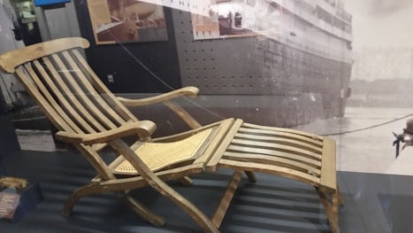 Titanic Deck Chair, Halifax Maritime Museum