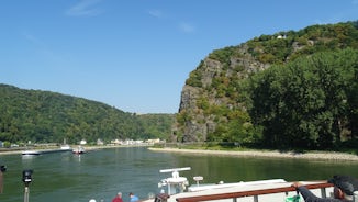 Cruising down the Middle Rhine past the Lorelei