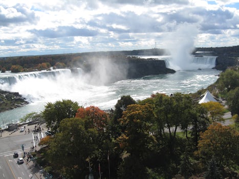On of the reasons we booked this cruise/tour--Niagara Falls