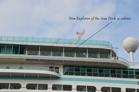 New Deck 12 cabins up top