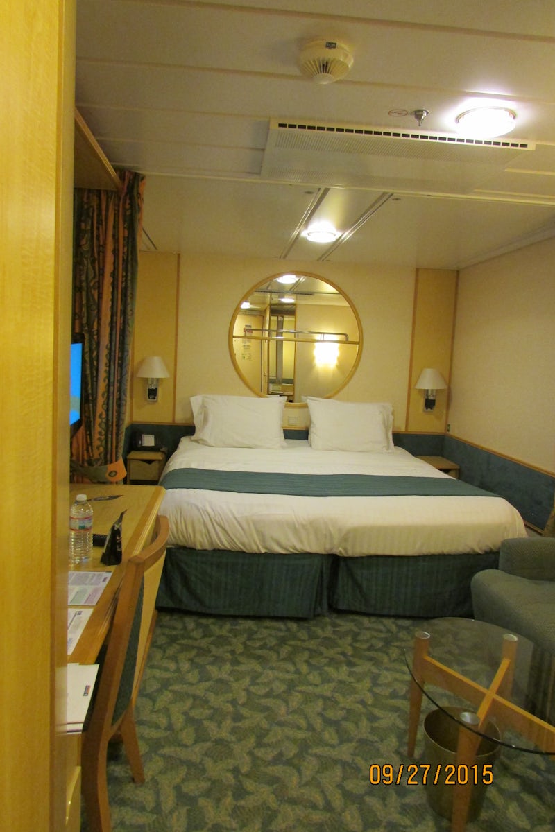 IOS Cabin 1561, Category K as double bed set up for embarkation day