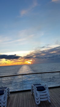 Sunset in atlantic
