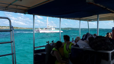 Snorkeling off Nassau