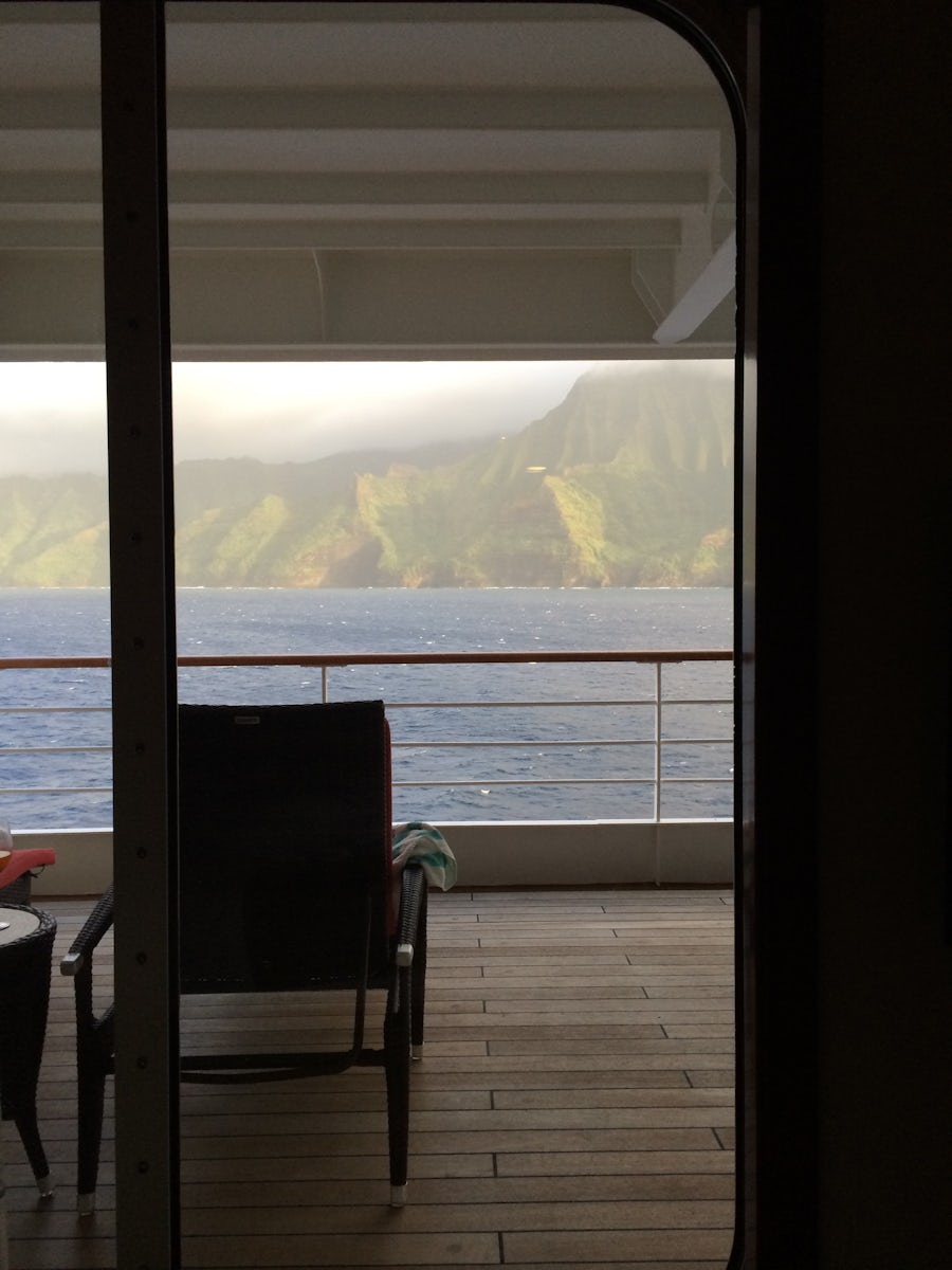 View of Na Pali Coast from room