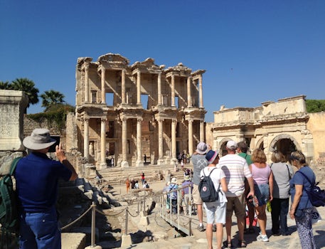 Library at Ephesus as excursion from Kusadasi