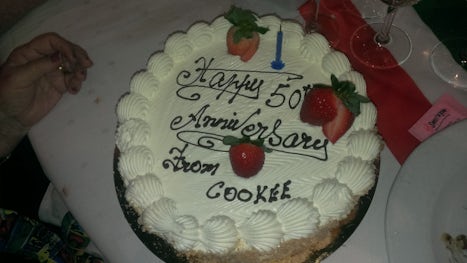 Special anniversary cake for us