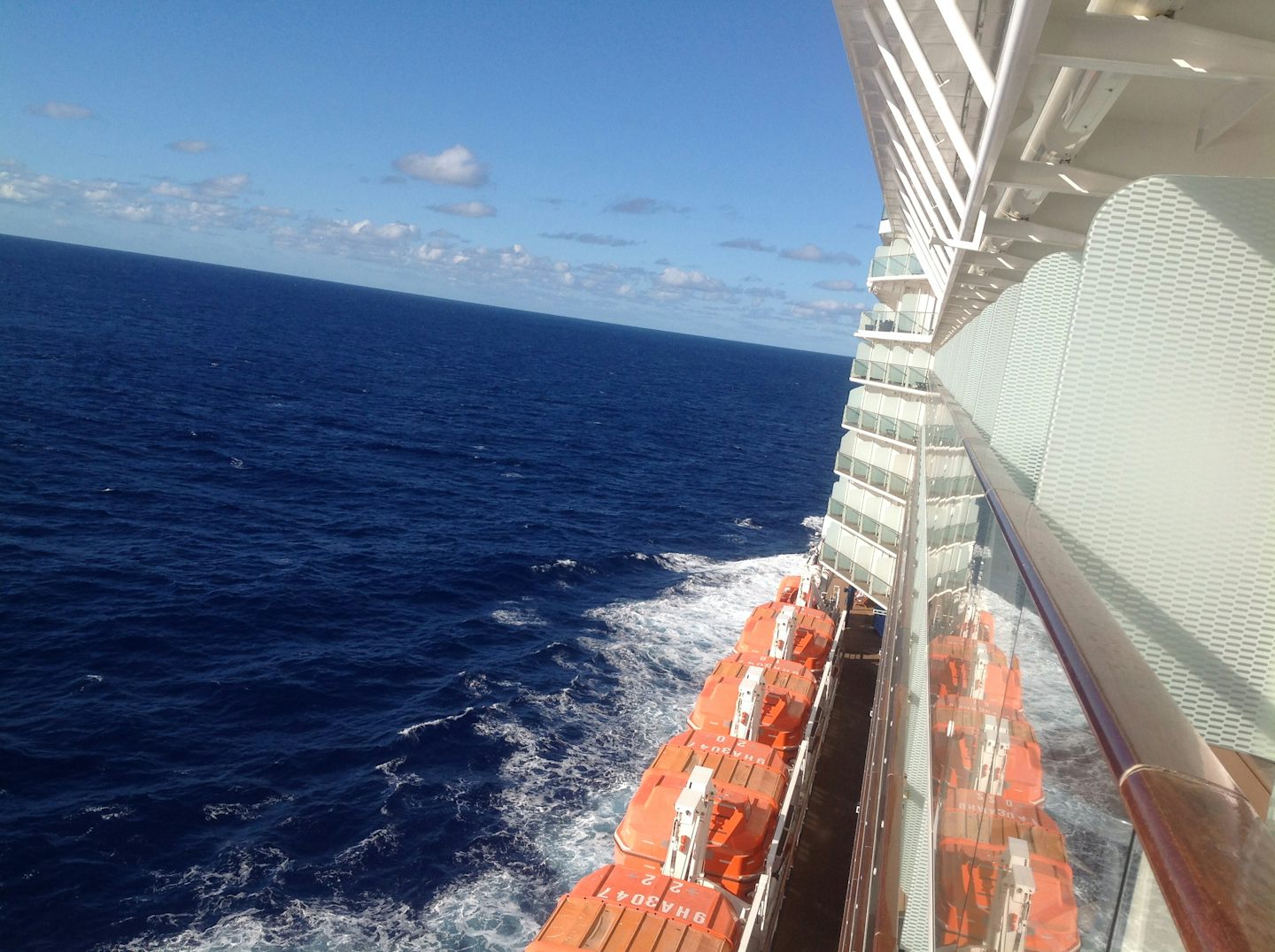 Sunny day out at sea