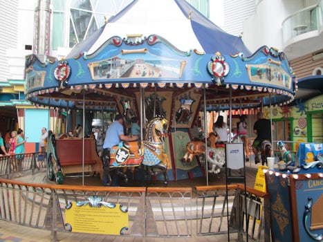 Caroussel on the Boardwalk on the ship