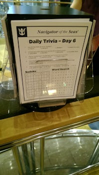 Daily Trivia found in the Library (7th Deck)