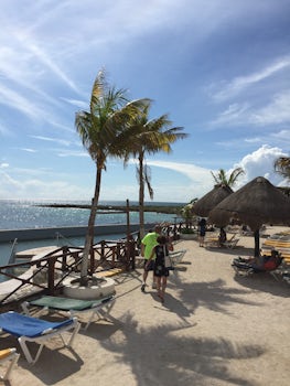 Costa Maya shoreline