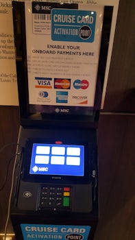 Credit card register machine