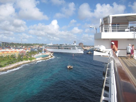 Departing Curacao