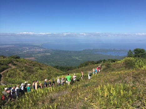 Hiking the volcano in San Juan del Sur, Nicaragua