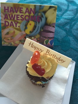 NCL send my husband a birthday cupcake