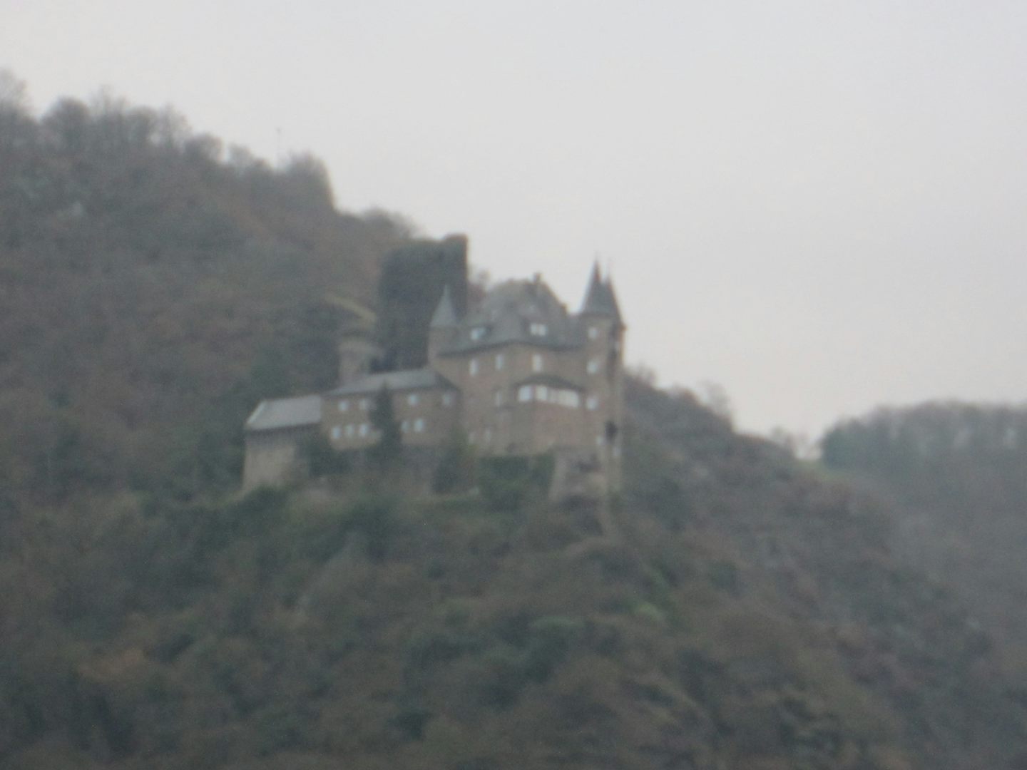 Castle on the Rhine River, Germany