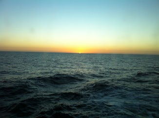 at sea .