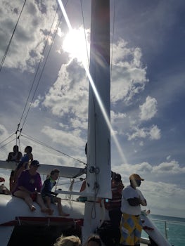 The Catamaran Excursions,.. worth every cent. Breathtaking views of every i