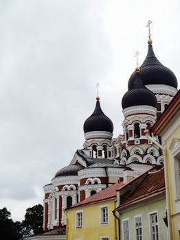 Church Steeples, Tallinn, Estonia