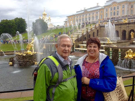 Gardens and Fountains at Peterhof, St Petersburg