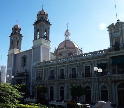 Main square of Colima City, Manzanillo