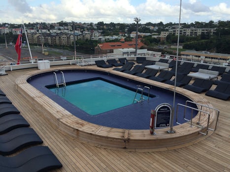 Another view of the Oasis pool and deck