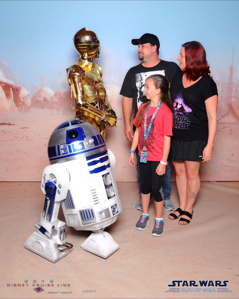 Even the Droids made each family a priority and visited.