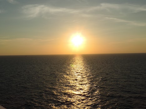 Sunset from The Sapphire Princess