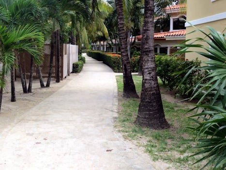 Part of San Simon Beach Resort in Roatan.