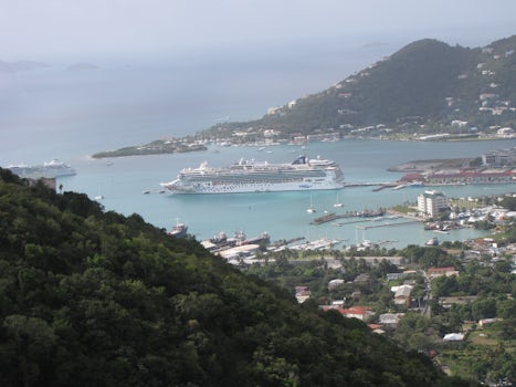 Norwegian Gem docked in Tortola