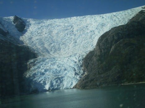 Glacier in the Chilean Fjords.