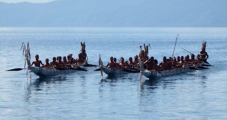 Alatau - War canoes at the cultural centre
