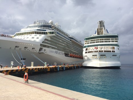 In port at Cozumel, Mexico