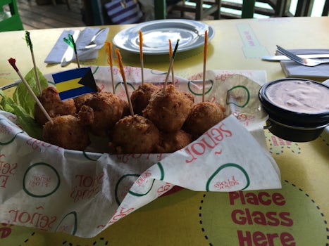 Senor frogs conch fritters
