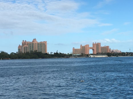 View from the ship while docked in Nassau