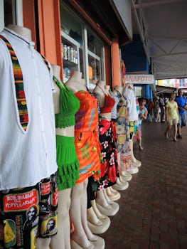 Colon, Panama. Tourist shops