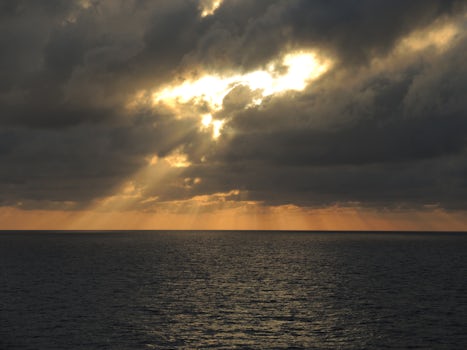 Grand Cayman. Caribbean sunset