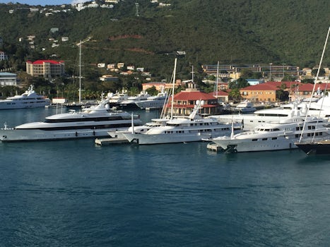 Yachts in harbor in Barbados