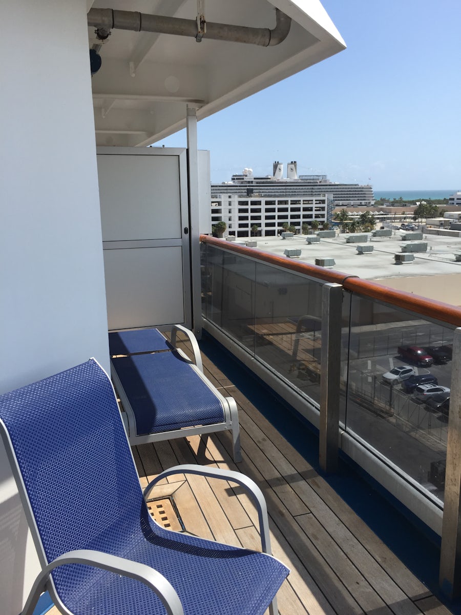 Premium Vista Balcony Wrap Around Deck Side View